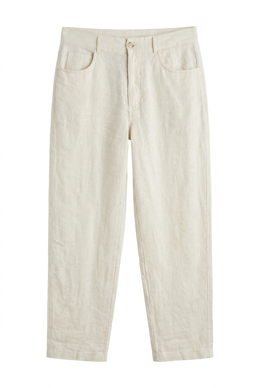 Pantalone in Lino Burro