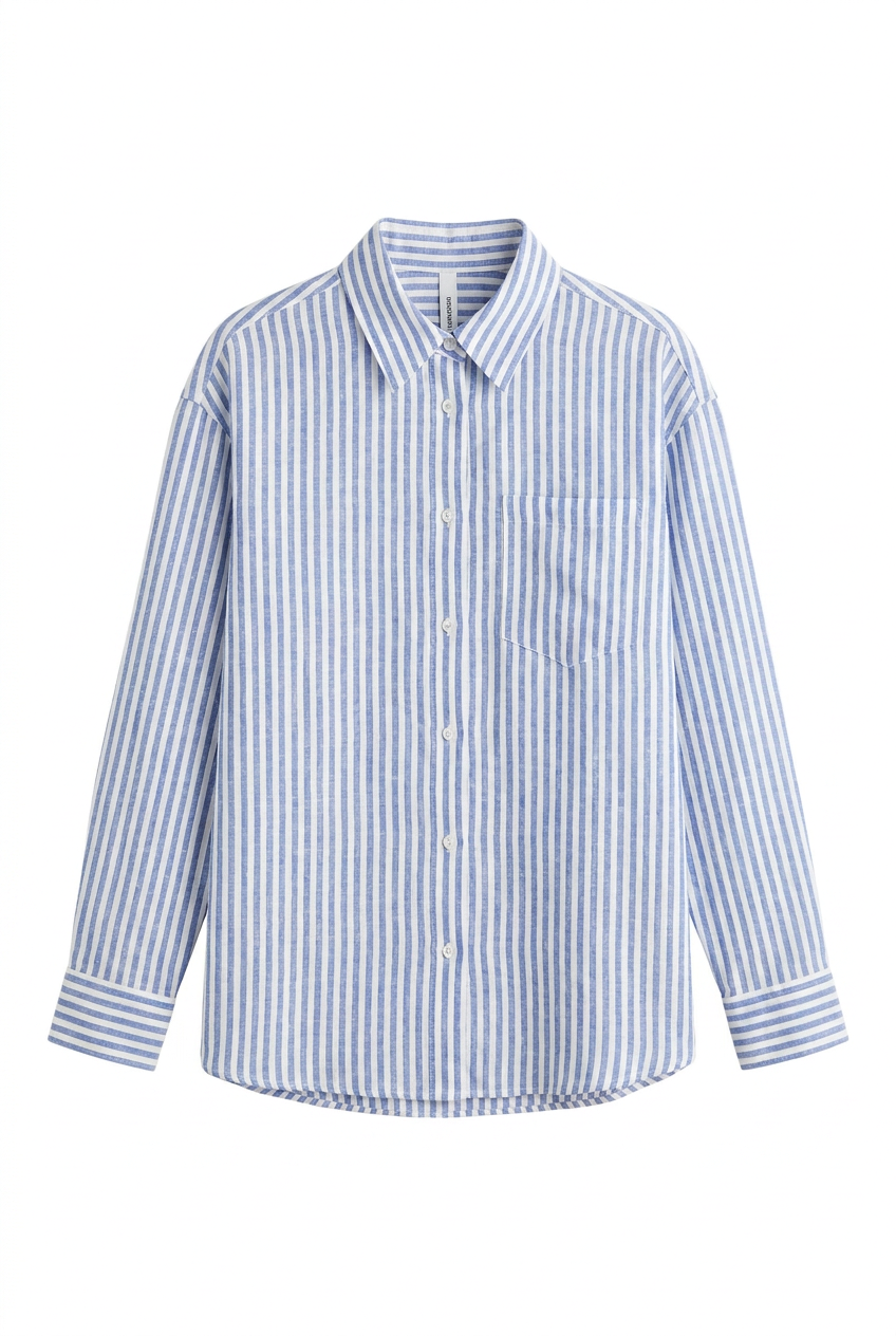 Camicia a Righe Blu