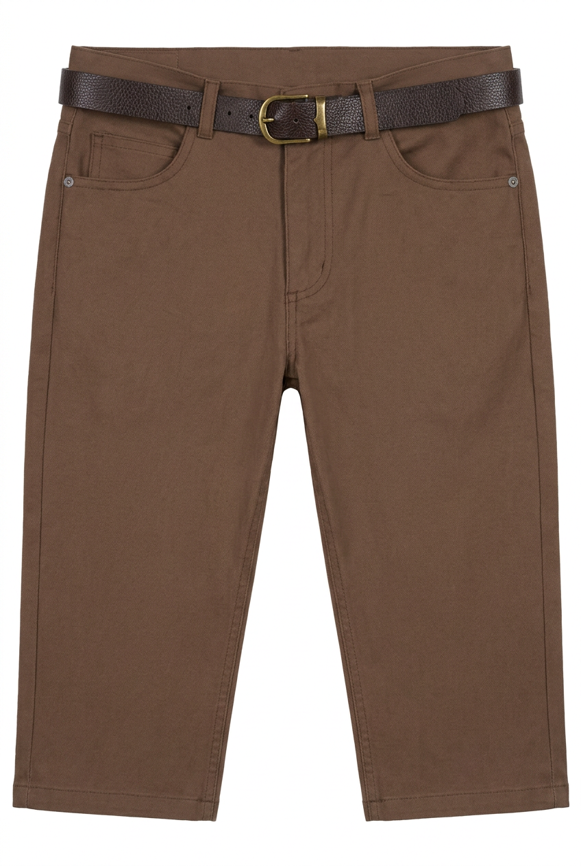 Pantalone Capri con Cintura Moro