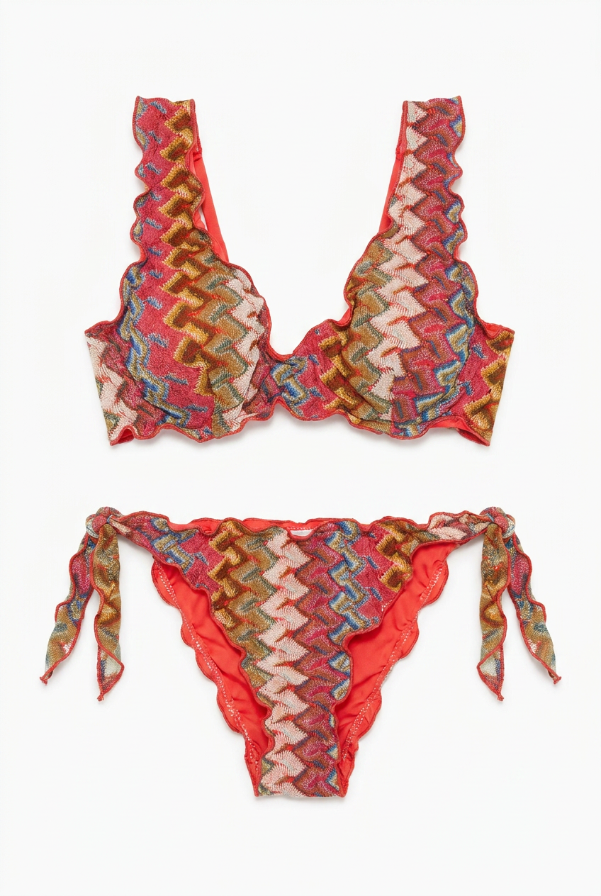 Bikini Maglia Chevron Multicolor