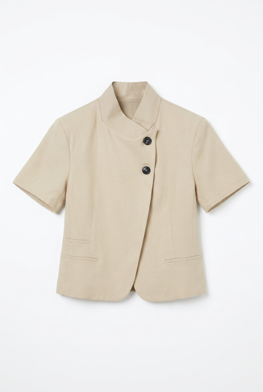 Giacca Mezza Manica Beige