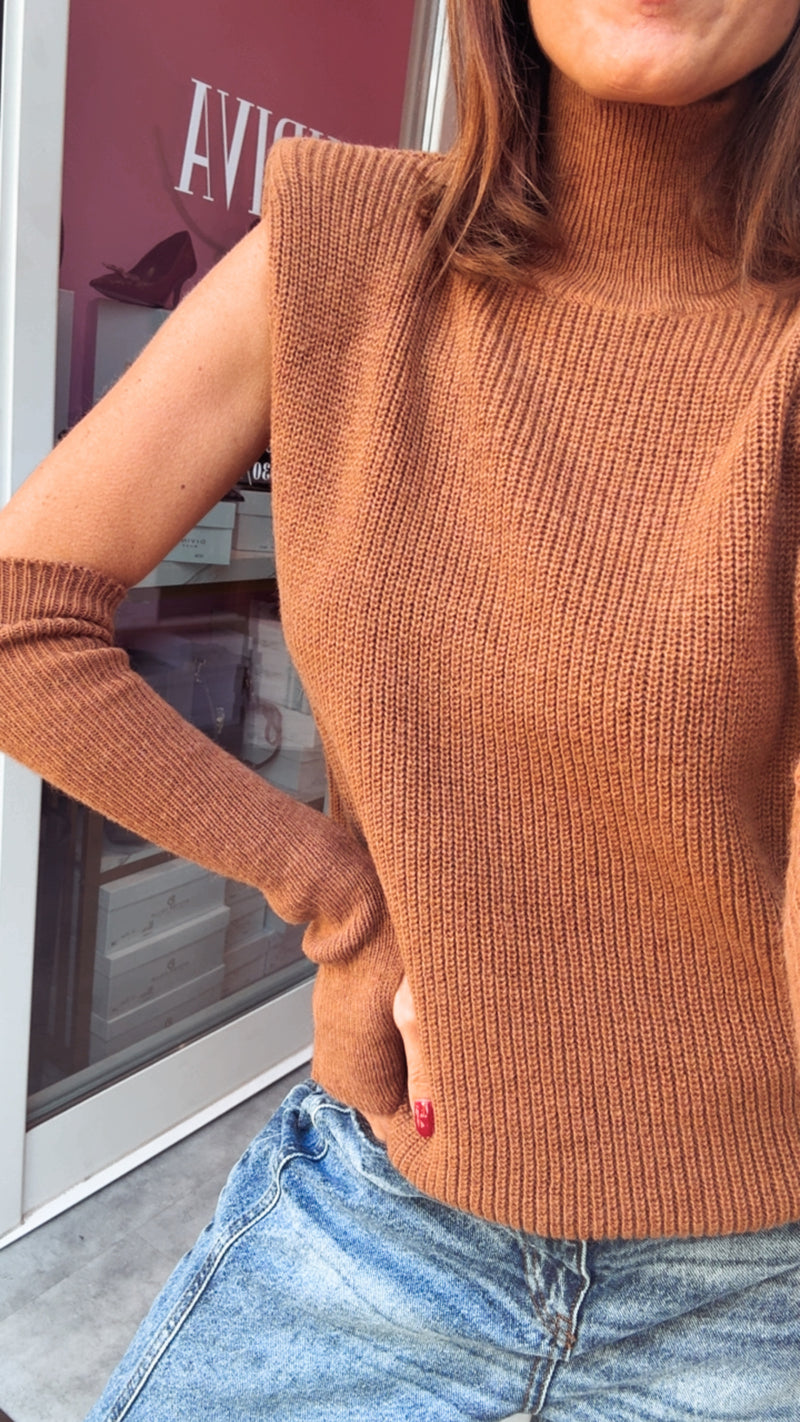 Gilet con Manicotto Biscotto