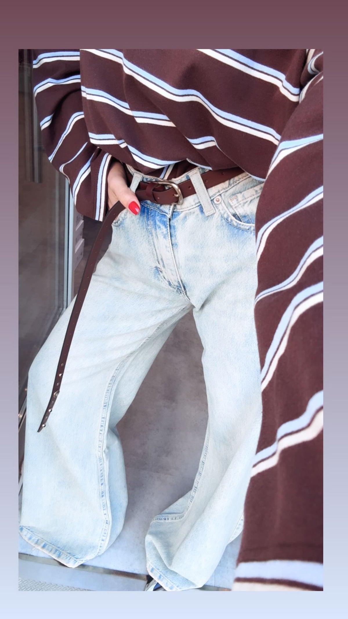 DALILA Jeans Fluido Sabbiato Fondo Usato PINKER COUTURE