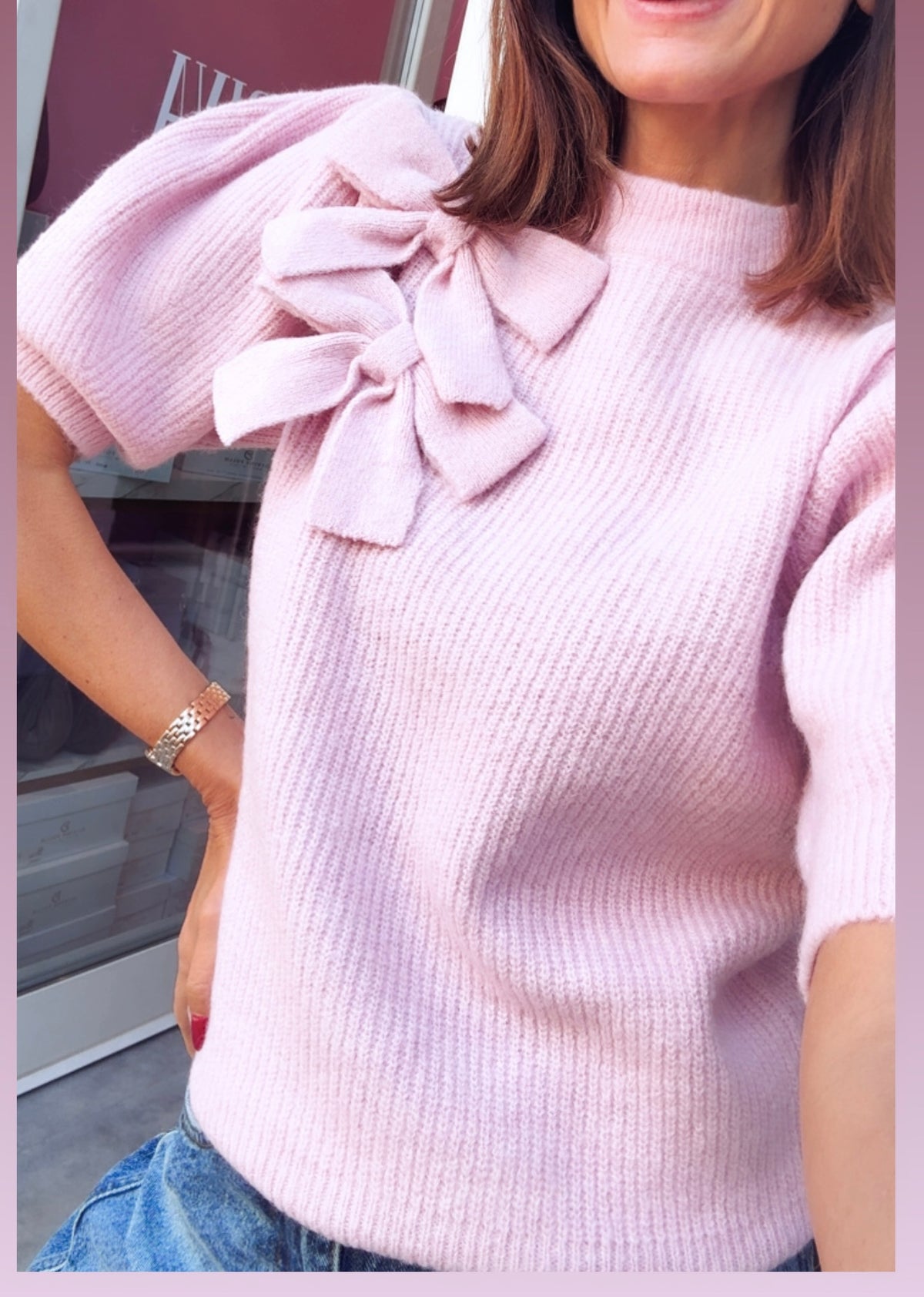 Maglia Fiocchi Rosa