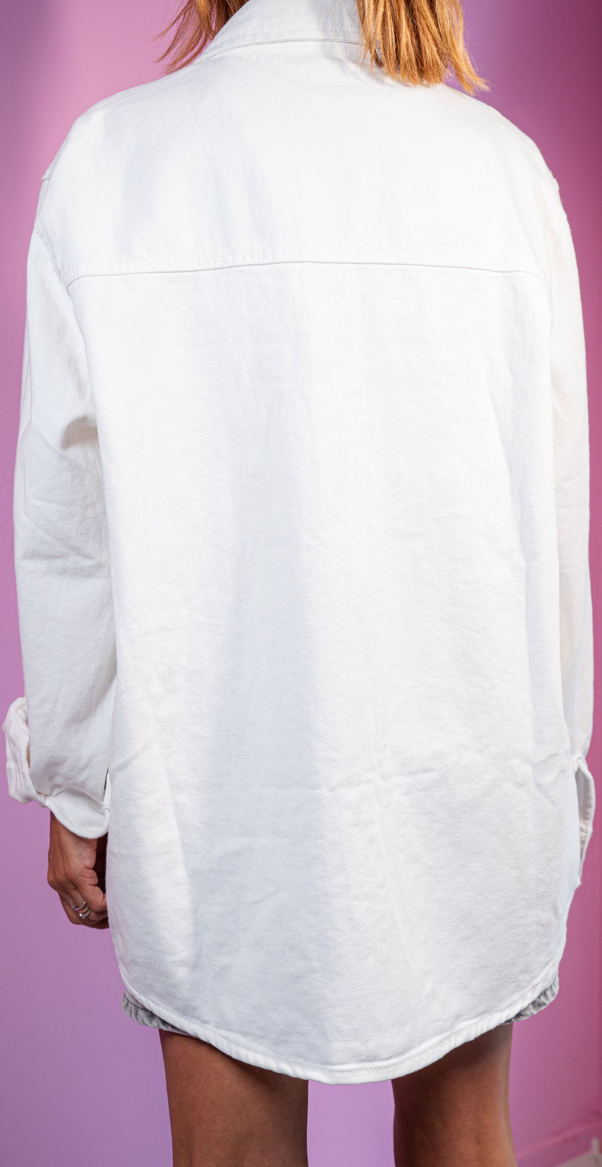Camicia Bianca Denim