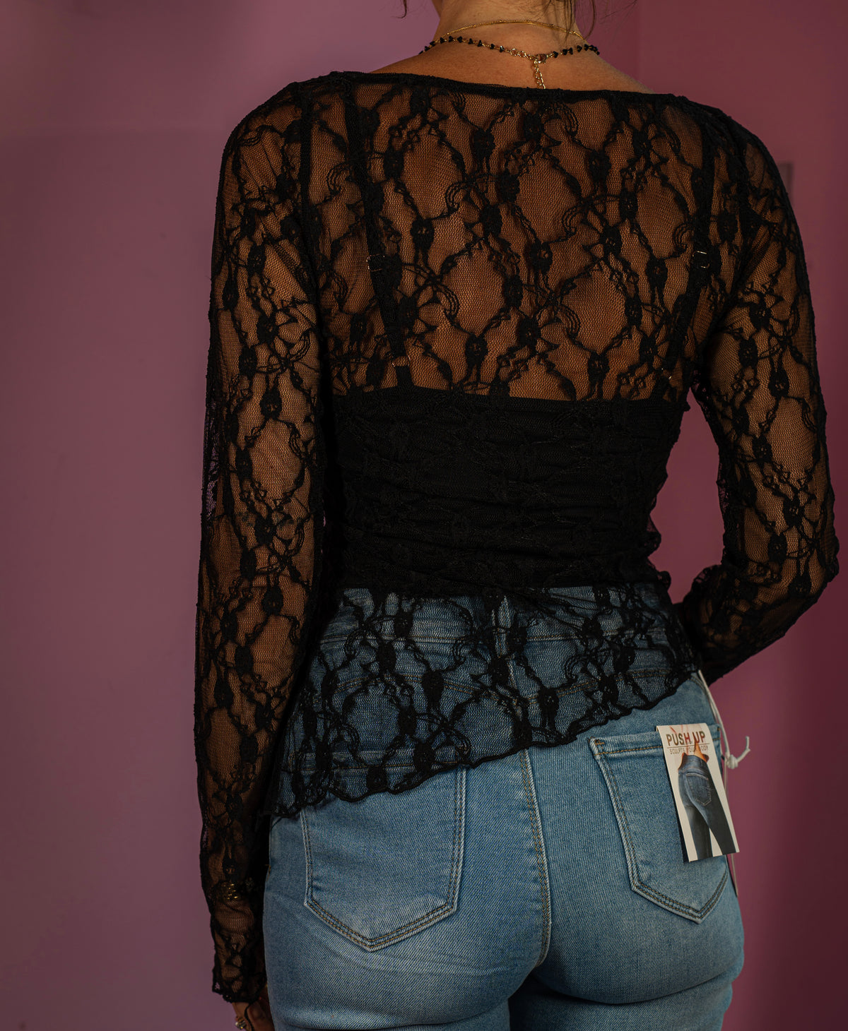 Tshirt Pizzo Nera