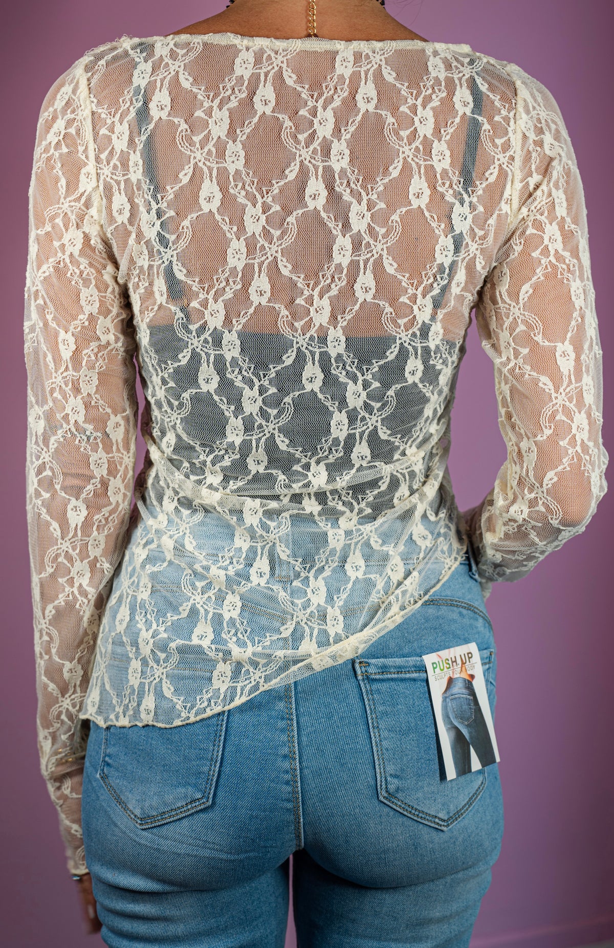Tshirt Pizzo Crema