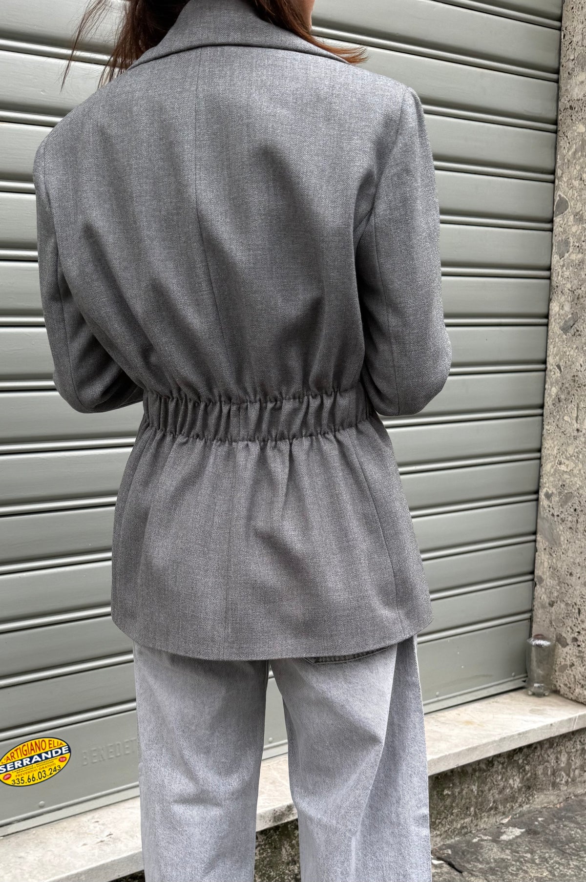 Blazer Grigio Elastico KARLEK