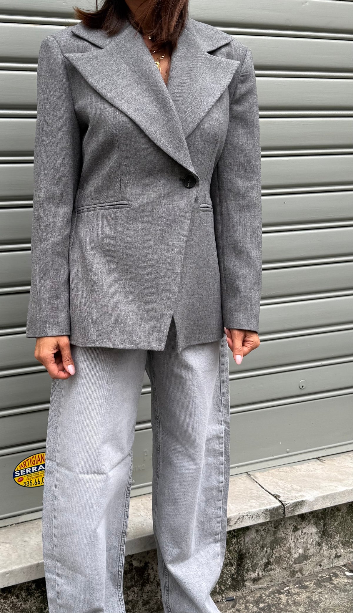 Blazer Grigio Elastico KARLEK