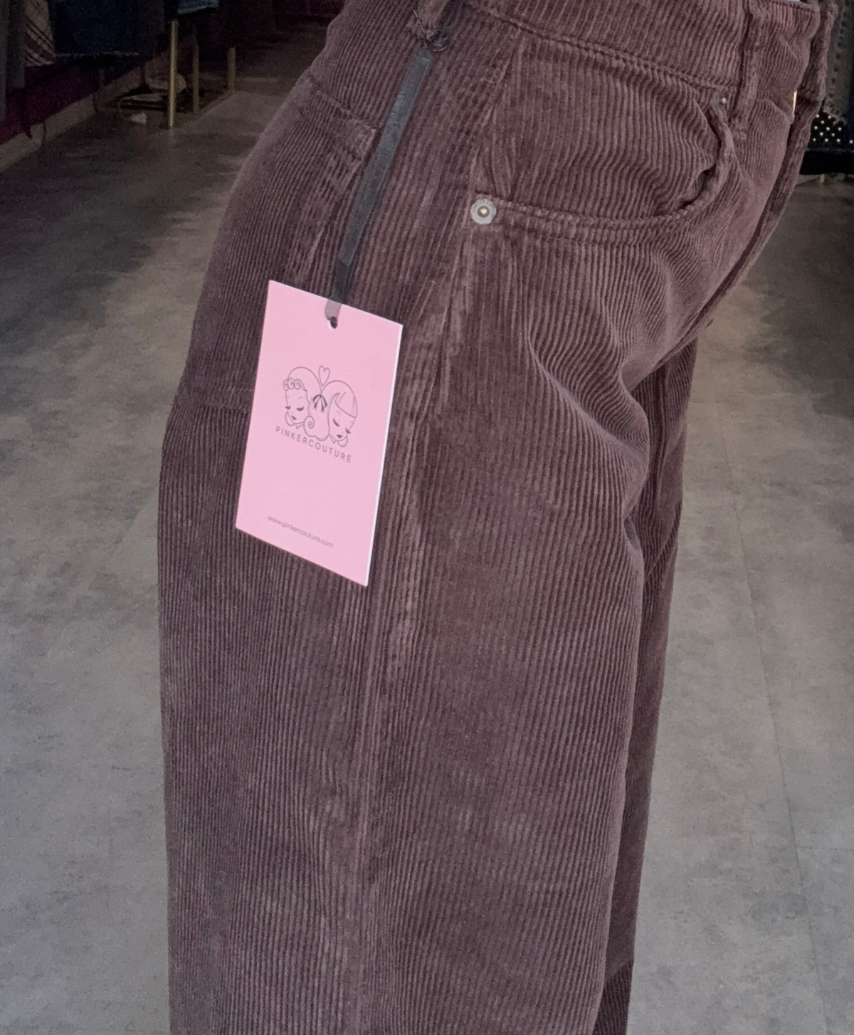 COSTI PINKER COUTURE VELLUTO CIOCCOLATO
