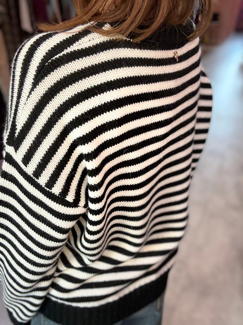 Maglione Righe Orsetto