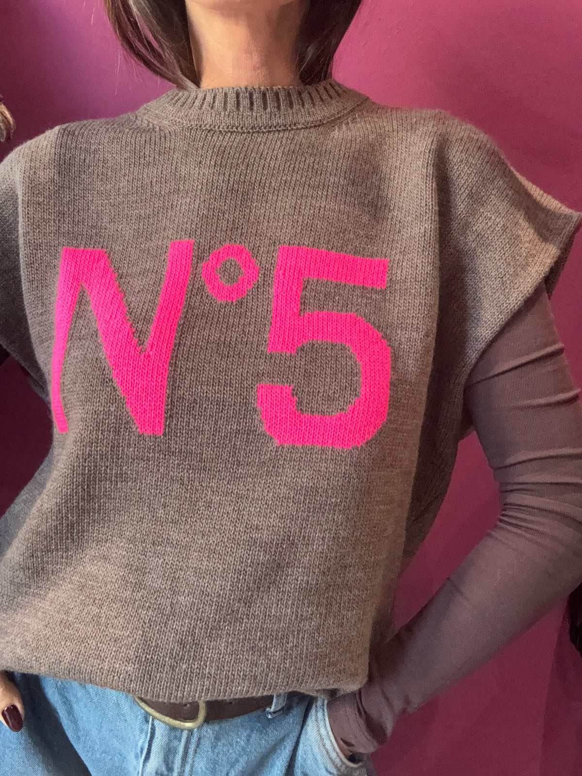 Gilet Fango Fuxia N5 TENSIONE IN