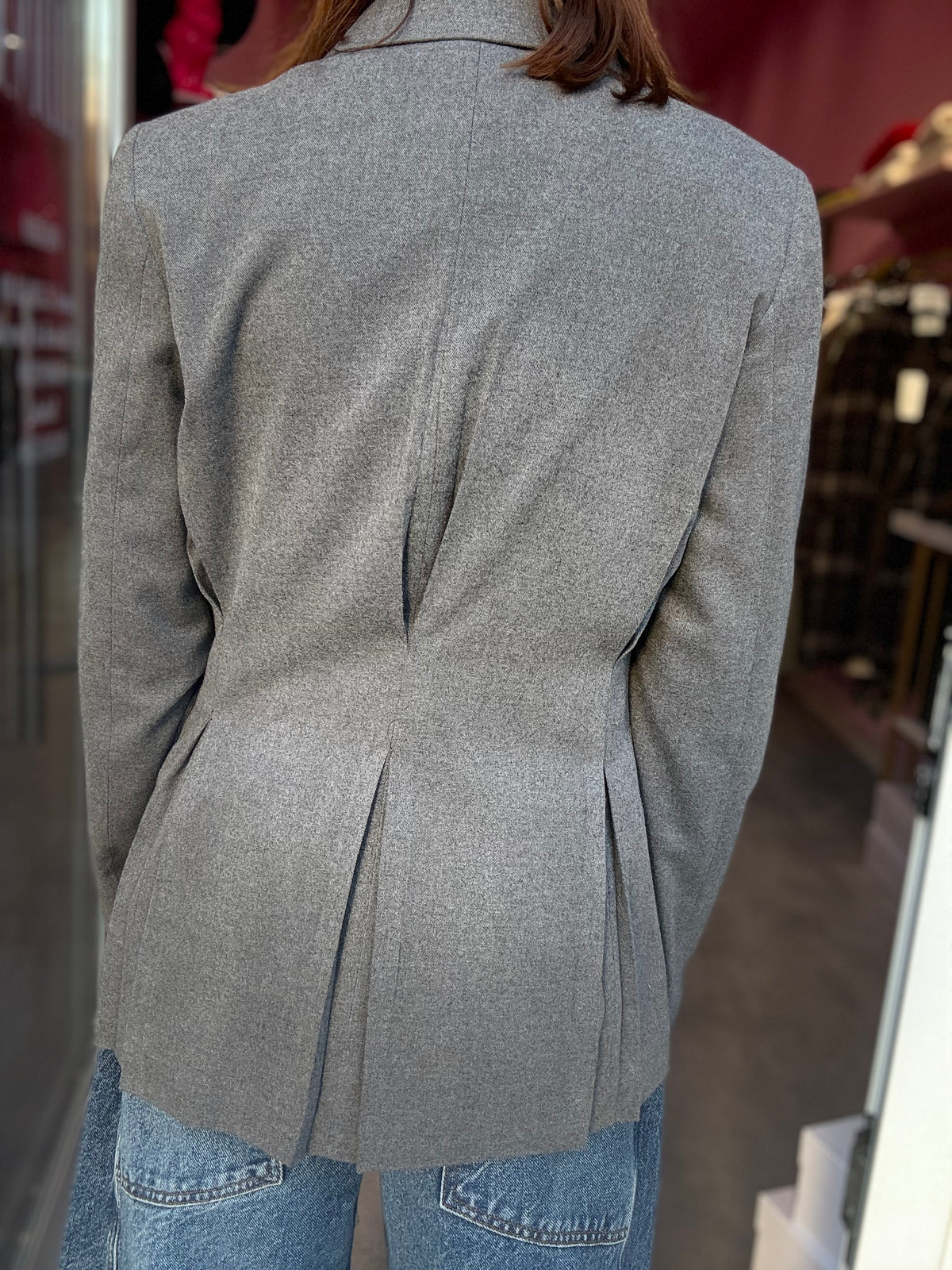 Blazer Grigio Doppiopetto Sartoriale