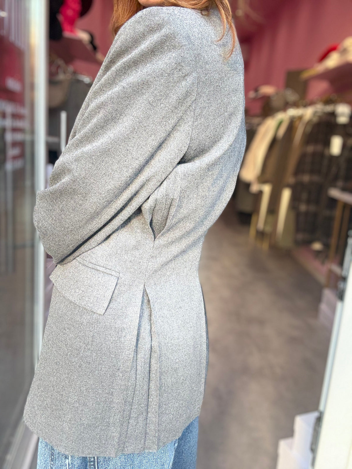 Blazer Grigio Doppiopetto Sartoriale