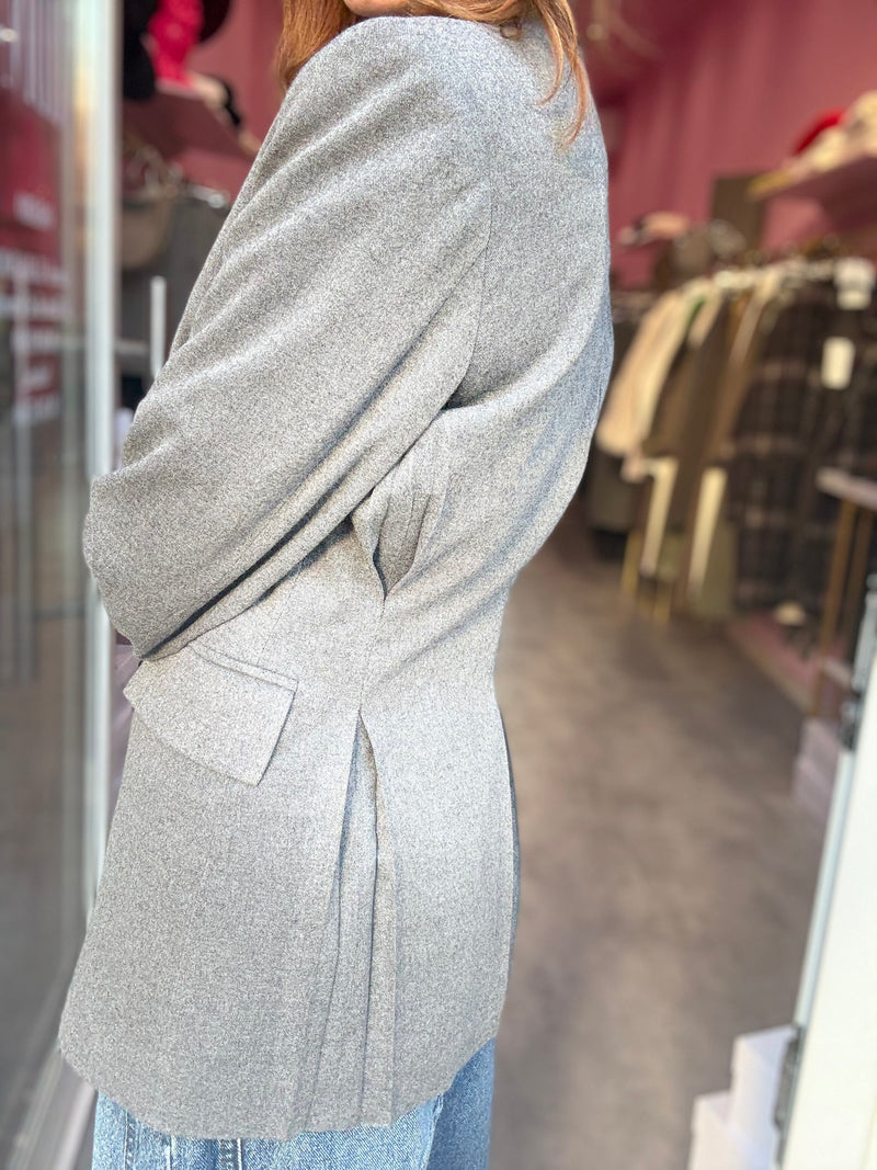 Blazer Grigio Doppiopetto Sartoriale