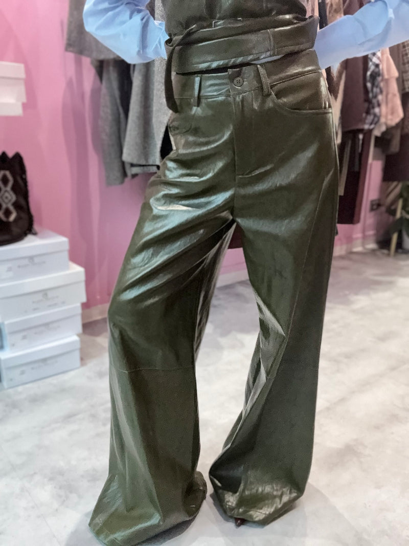 Pantalone Ecopelle Bottiglia