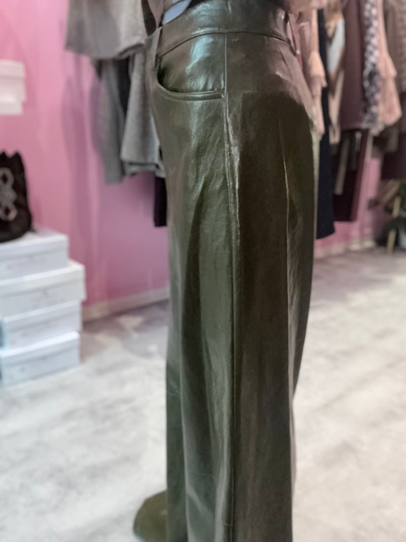 Pantalone Ecopelle Bottiglia