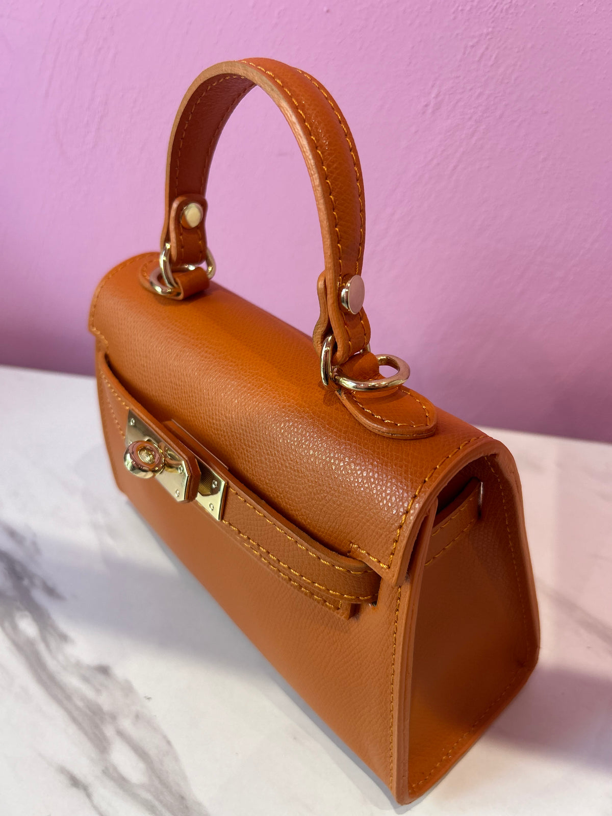 Borsa Modello Kelly Arancione