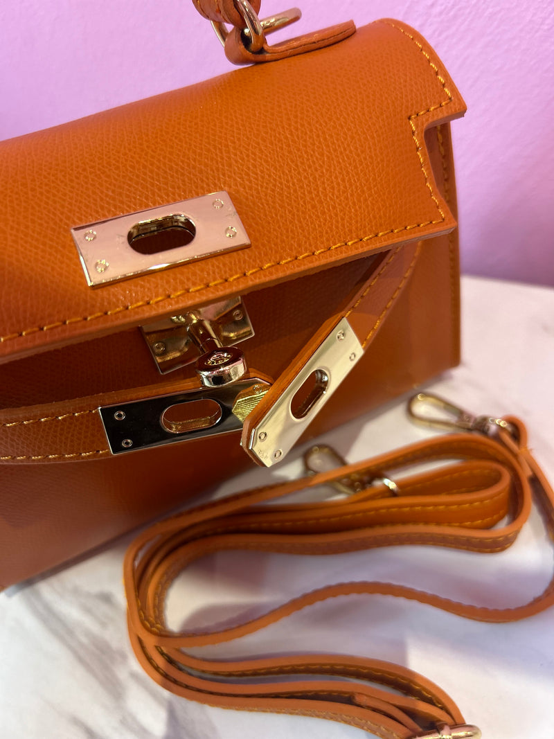Borsa Modello Kelly Arancione