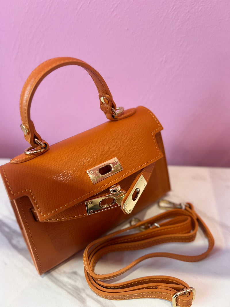 Borsa Modello Kelly Arancione