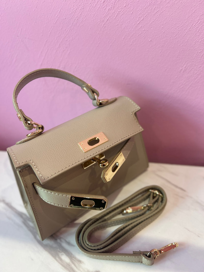 Borsa Modello Kelly Grigio