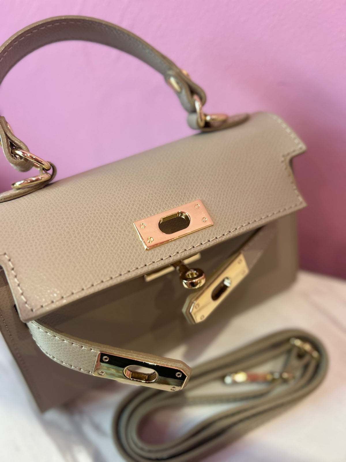 Borsa Modello Kelly Grigio