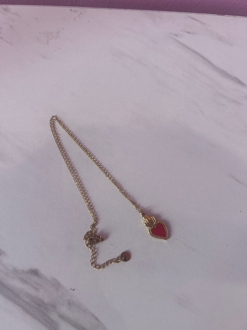 Collana Cuore Sacro Colo Oro