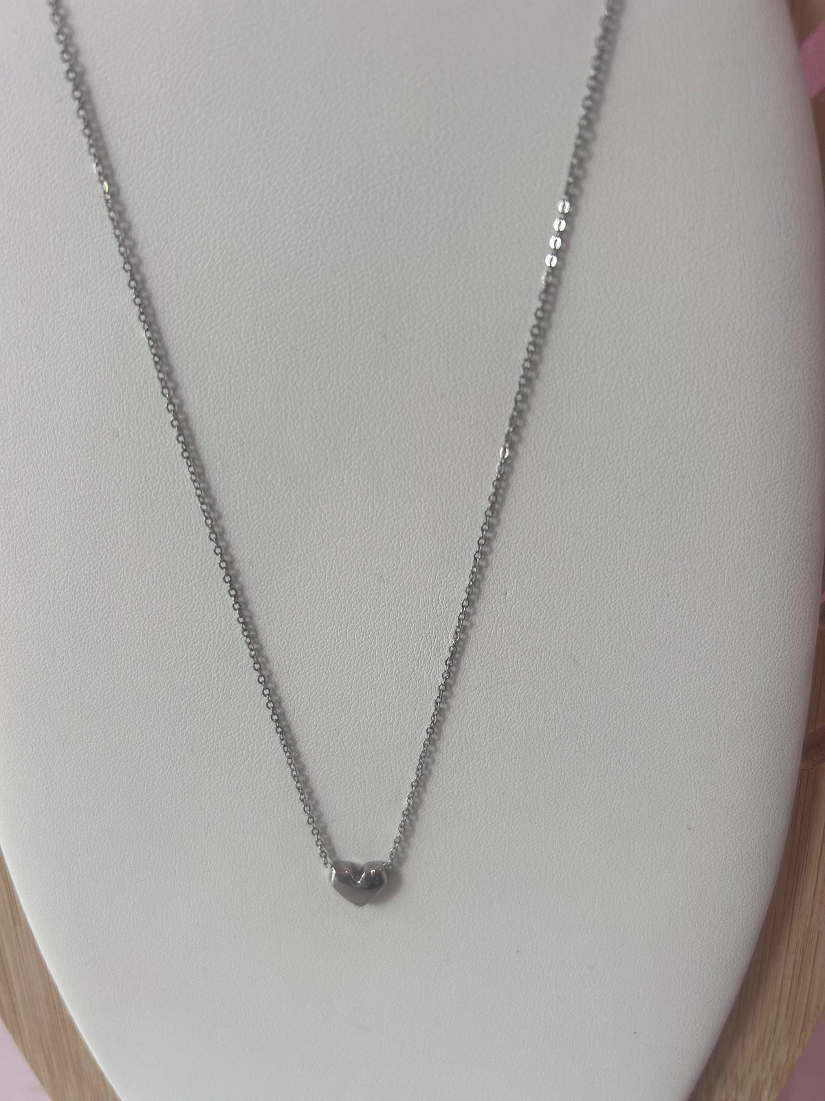 Collana Cuore Color Argento