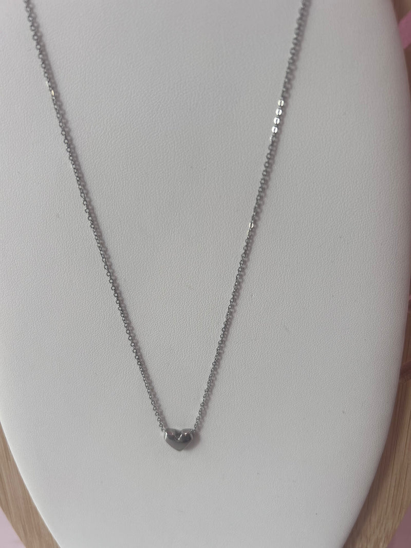 Collana Cuore Color Argento
