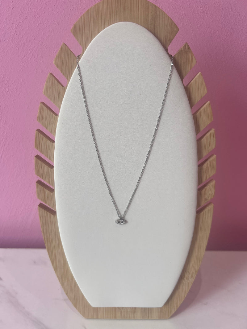 Collana Occhio Color Argento