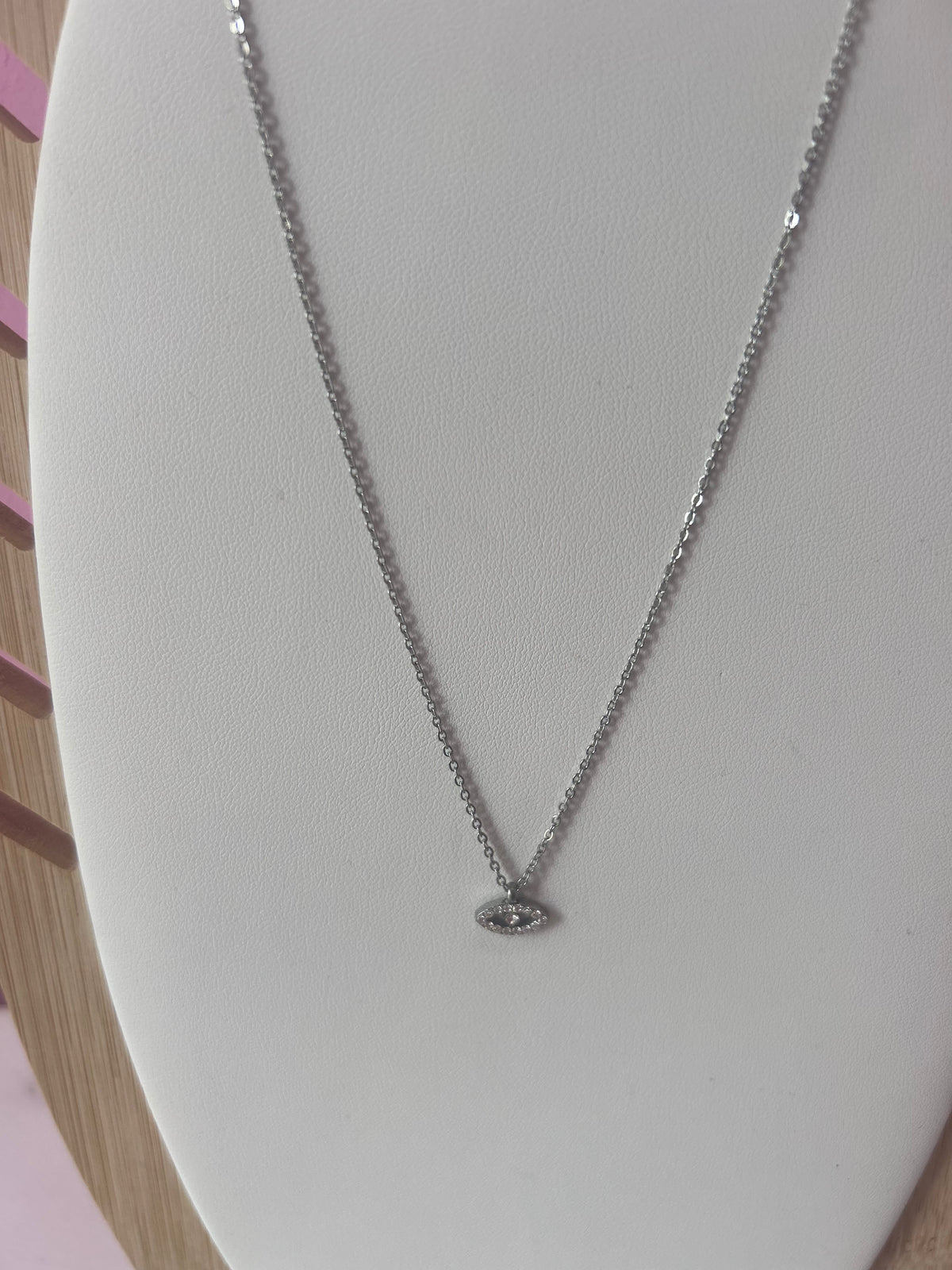 Collana Occhio Color Argento