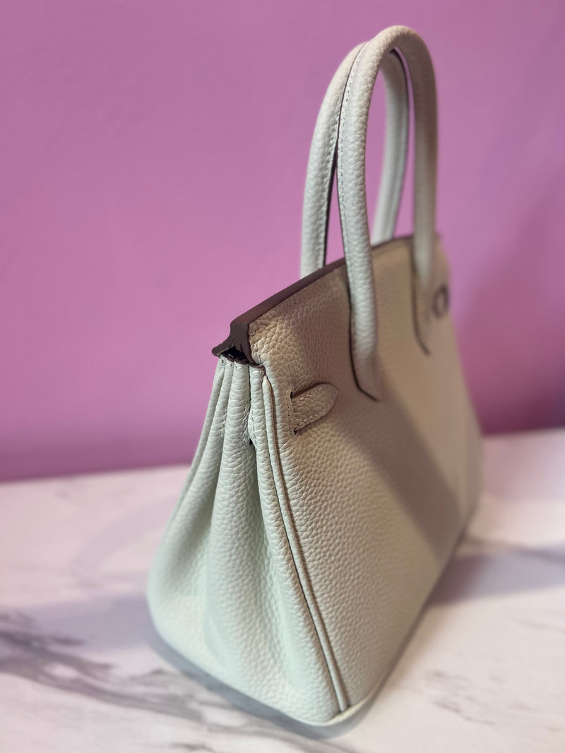Modello Birkin Bianca Pelle