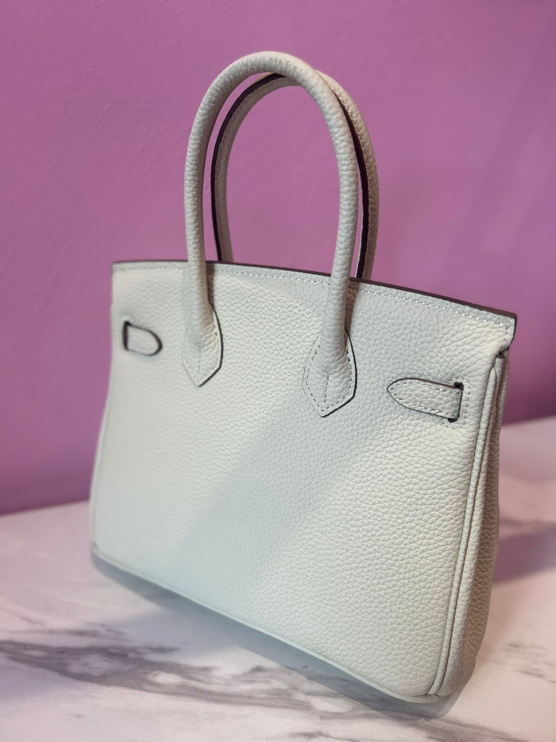 Modello Birkin Bianca Pelle