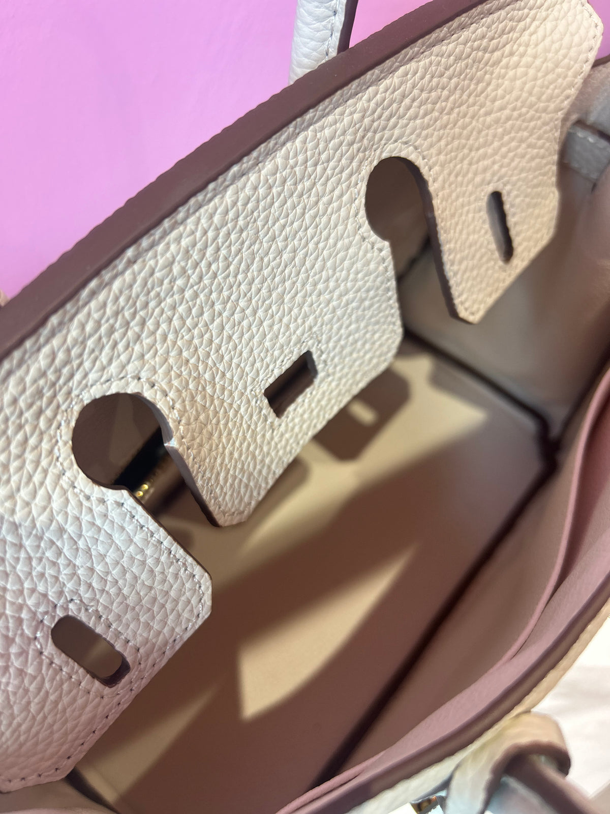 Modello Birkin Bianca Pelle