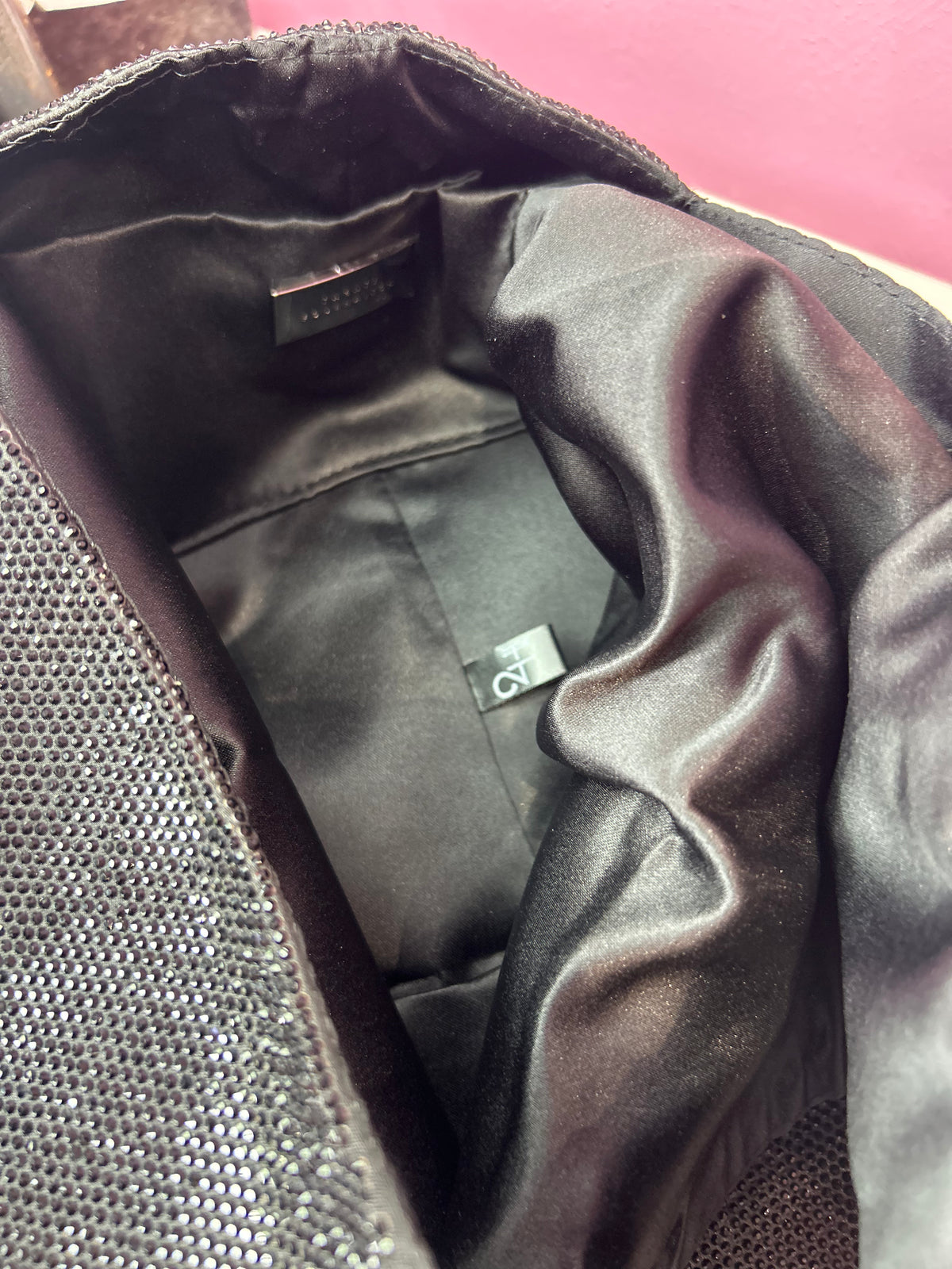 Borsa Glitter Nera 24H