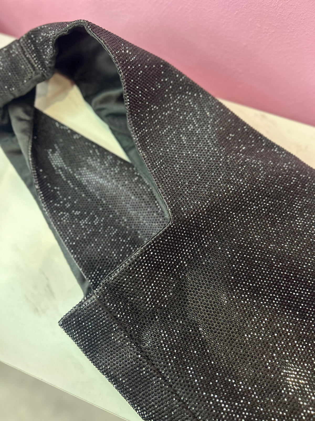 Borsa Glitter Nera 24H