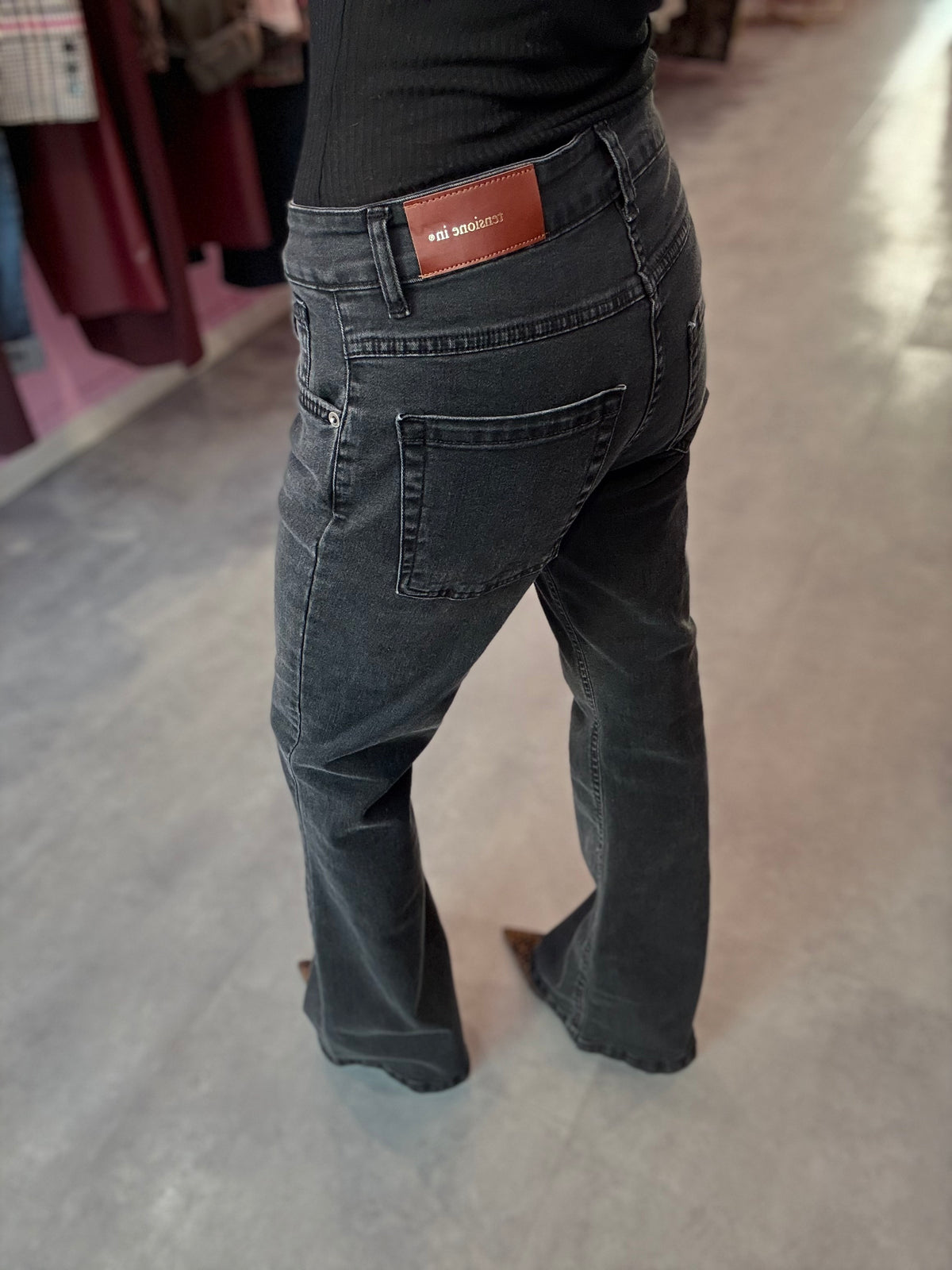 Jeans Bootcut Flare Nero