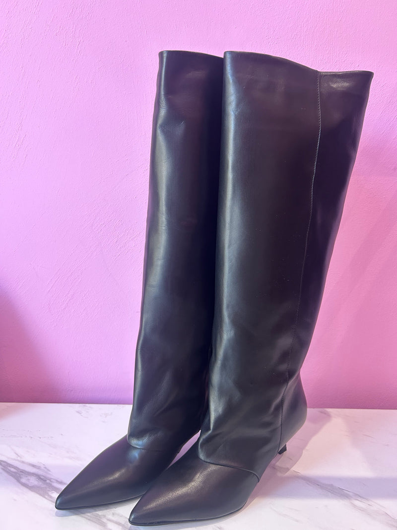 Stivale Pelle Nero