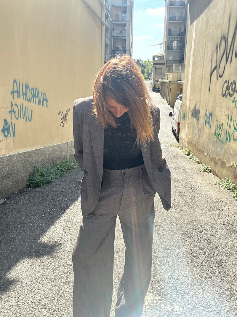 Pantalone Marrone Principe di Galles