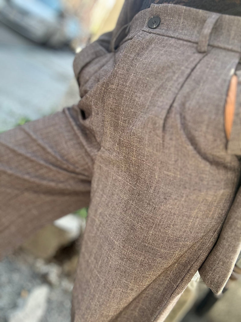 Pantalone Marrone Principe di Galles