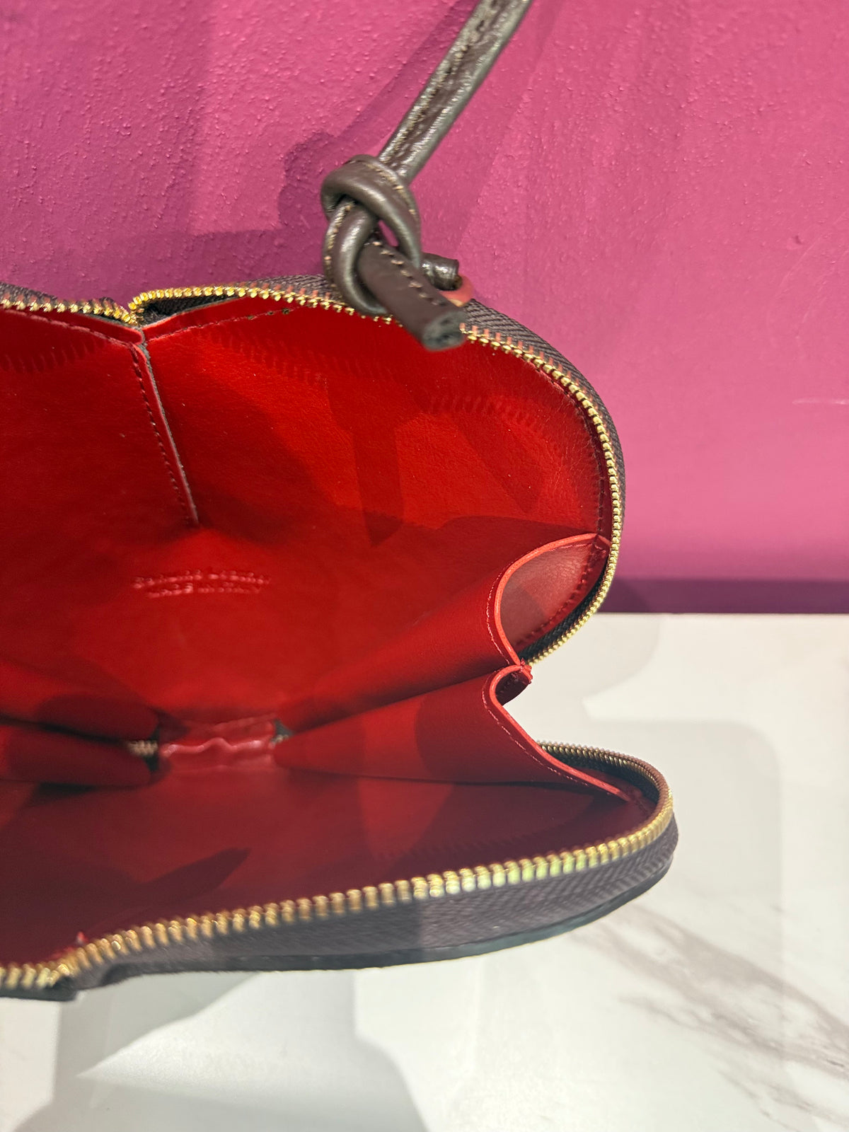Borsa Cuore Camoscio Cioccolato JUDIVA