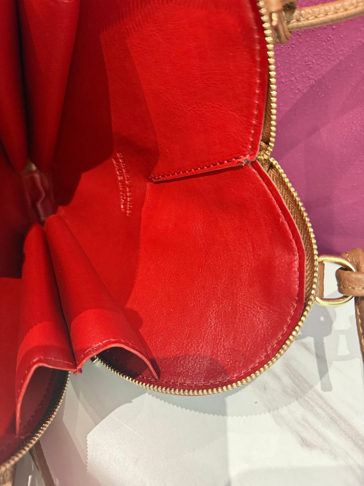 Borsa Cuore Camoscio Tabacco JUDIVA