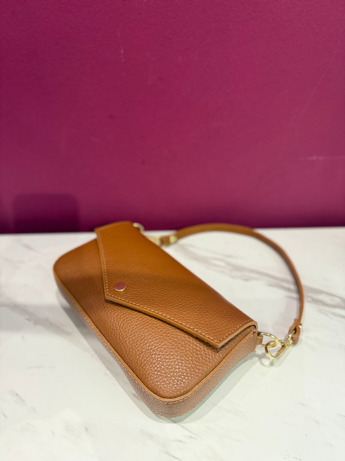 Borsa Baguette Mini Tabacco JUDIVA