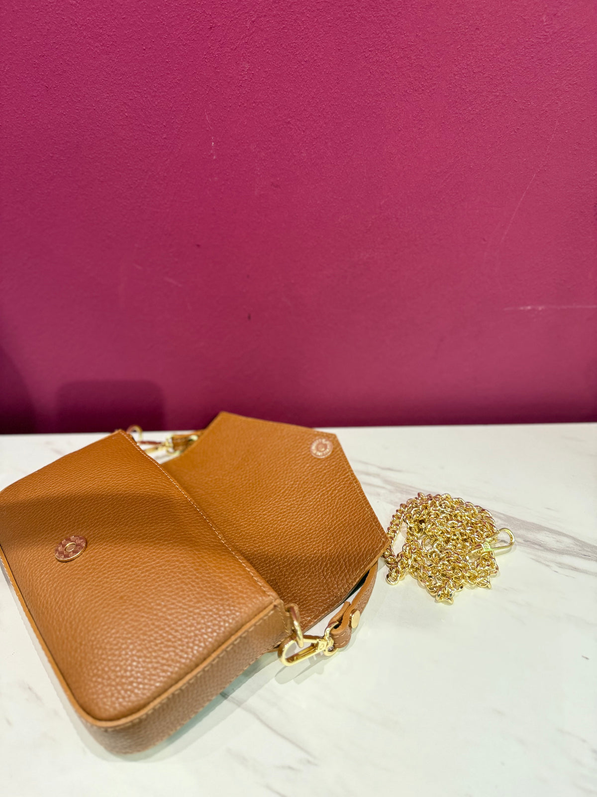 Borsa Baguette Mini Tabacco JUDIVA
