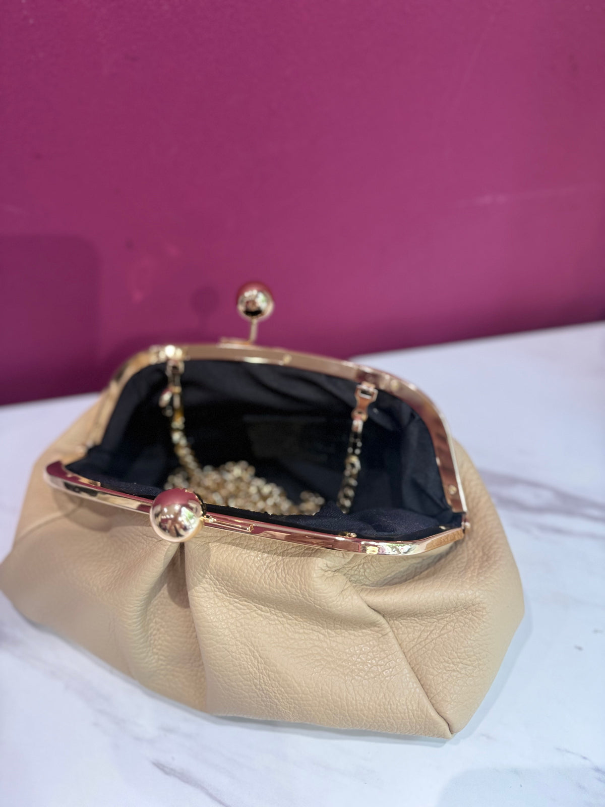 Pasticcino Beige Pelle JUDIVA