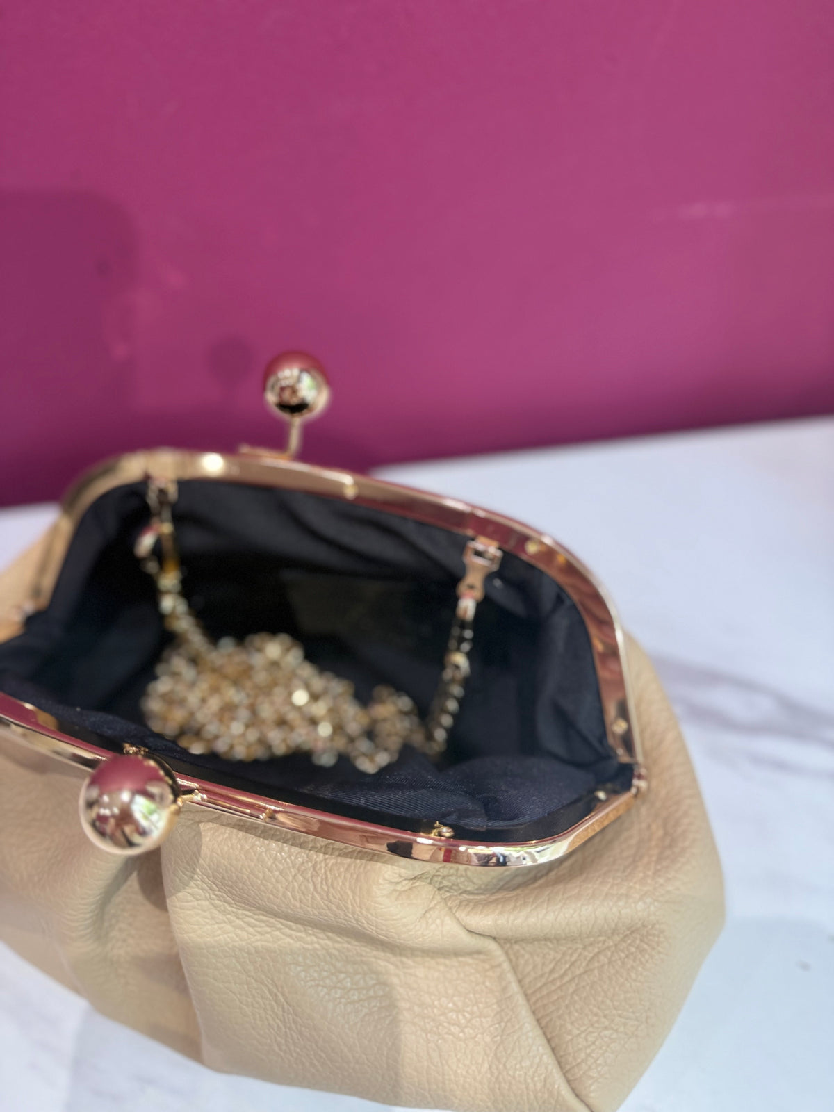 Pasticcino Beige Pelle JUDIVA