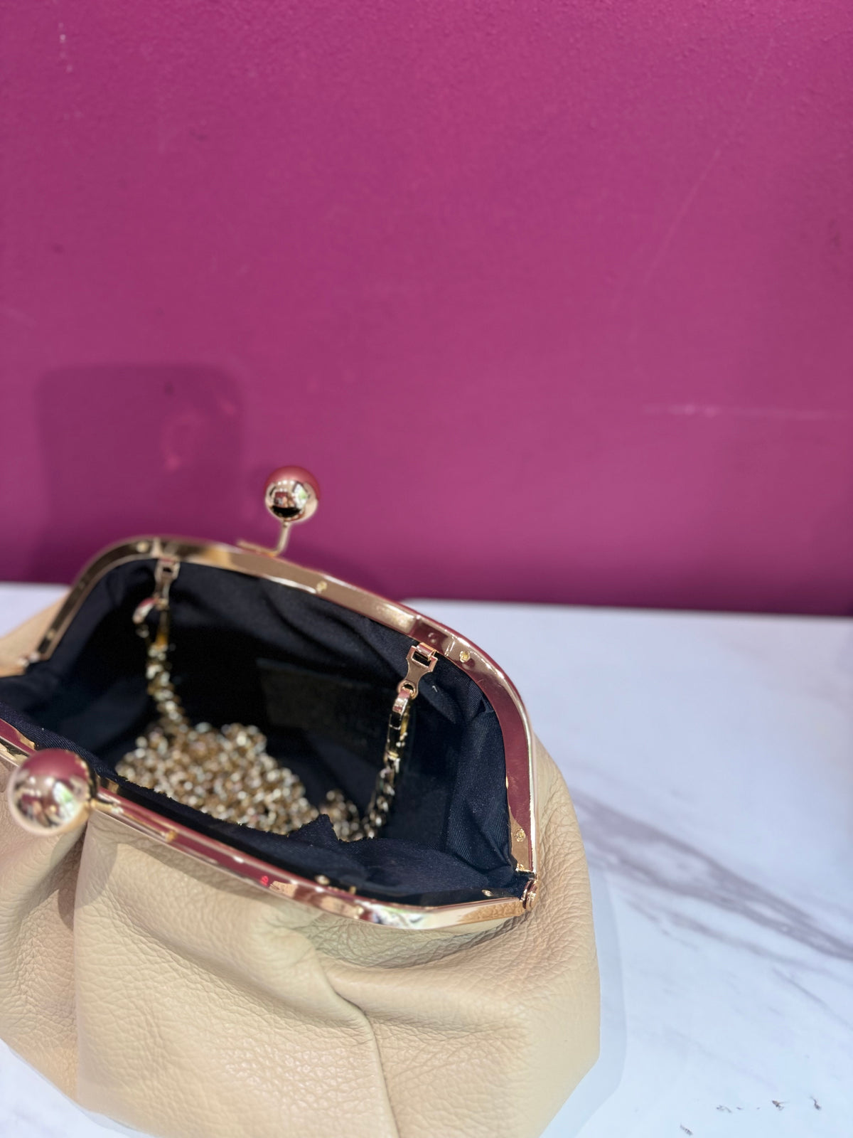 Pasticcino Beige Pelle JUDIVA