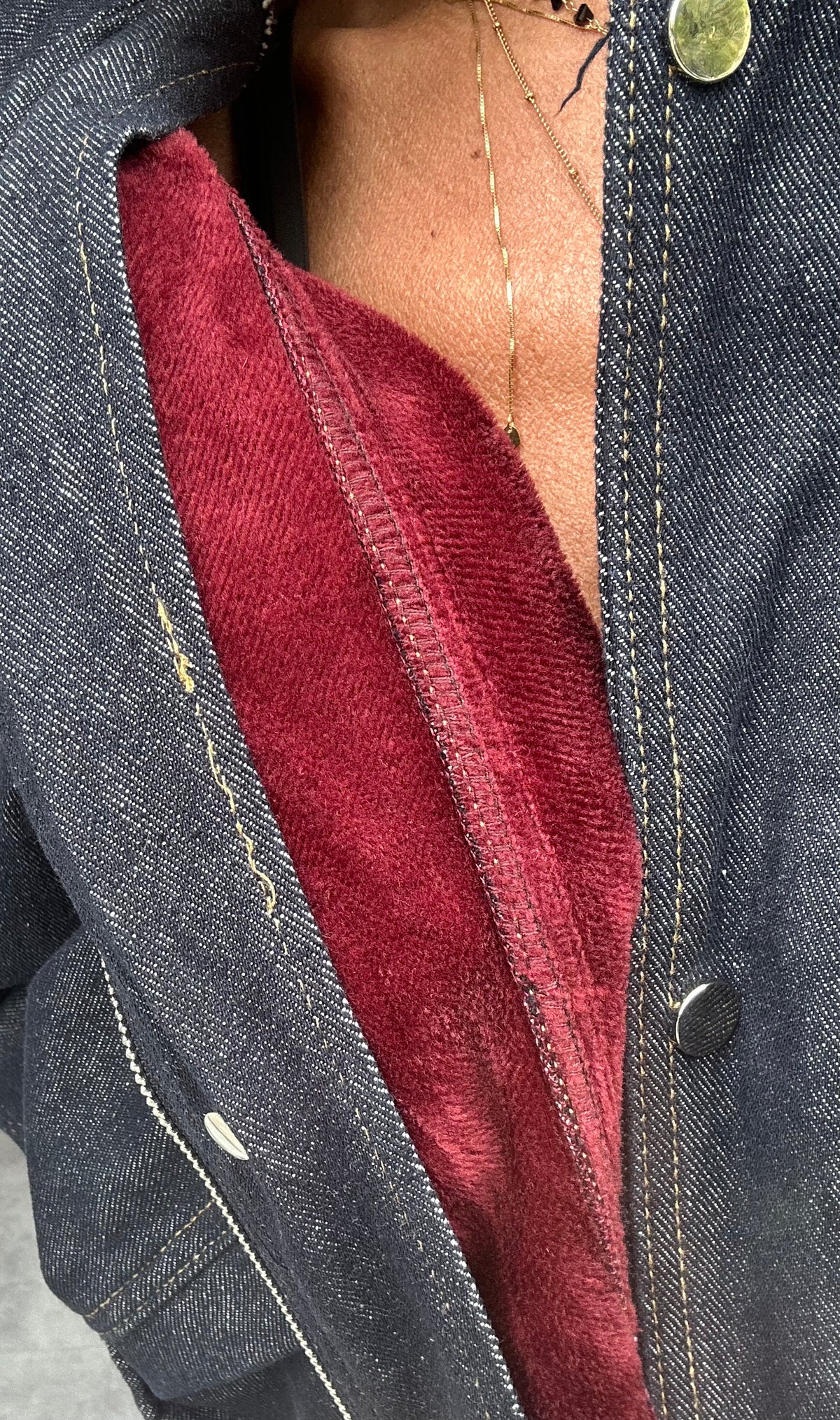 Bomber Denim Foderato