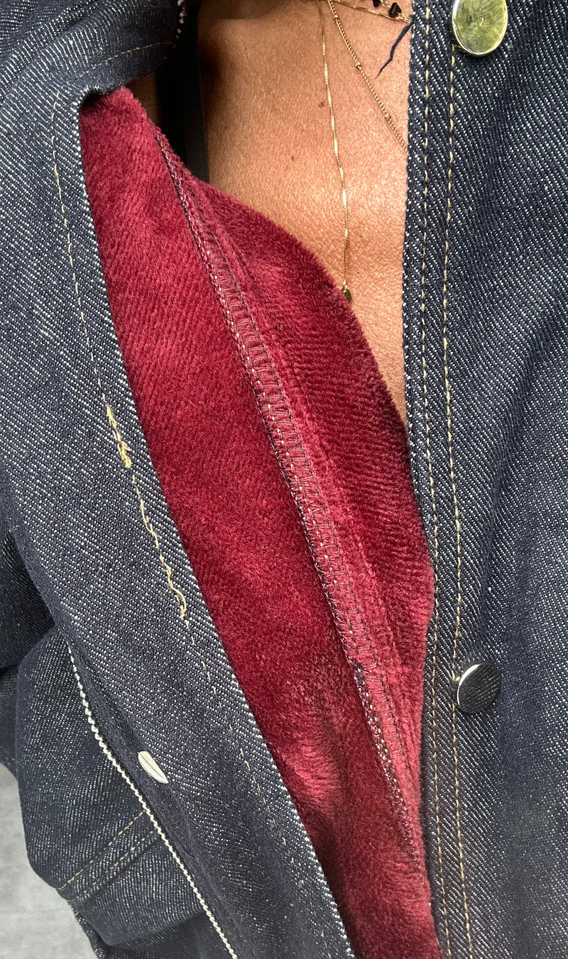Bomber Denim Foderato