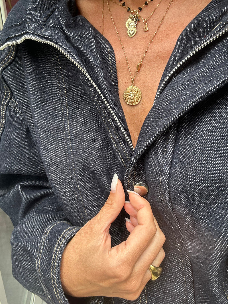 Bomber Denim Foderato